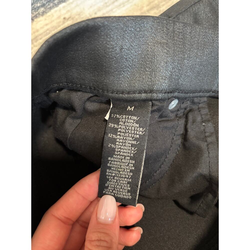 Kendall + Kylie The Jogger Black Coated Skinny Pants M - Picture 11 of 11